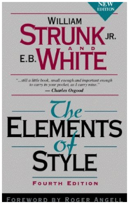 ElementsofStyle by William Strunk Jr. and E.B. White via Amazon.com